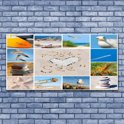 Glasbild aus Plexiglas® Meer Strand Landschaft