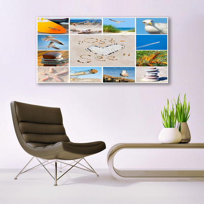 Glasbild aus Plexiglas® Meer Strand Landschaft