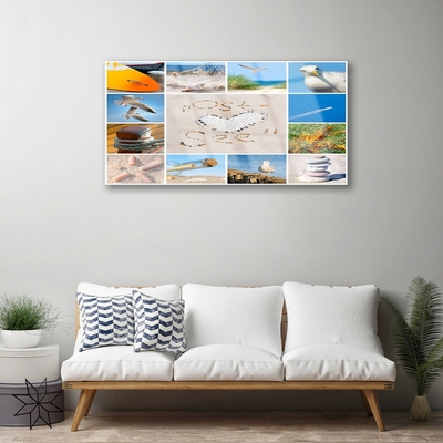 Glasbild aus Plexiglas® Meer Strand Landschaft