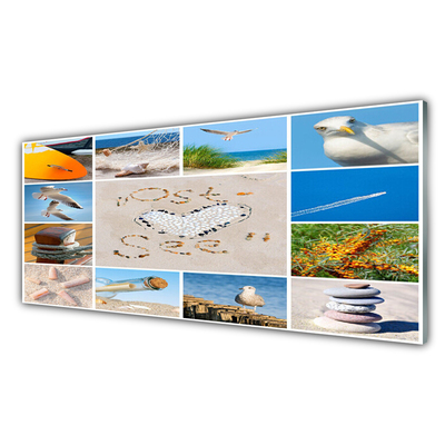 Glasbild aus Plexiglas® Meer Strand Landschaft