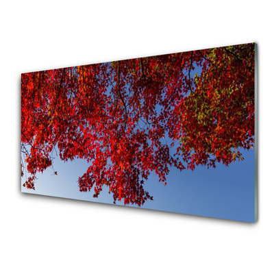 Glasbild aus Plexiglas® Zweige Blätter Pflanzen