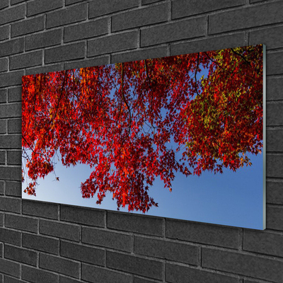 Glasbild aus Plexiglas® Zweige Blätter Pflanzen