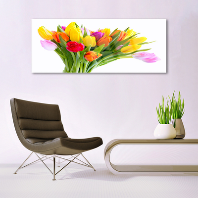 Glasbild aus Plexiglas® Tulpen Pflanzen