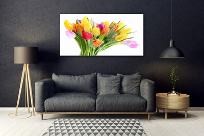 Glasbild aus Plexiglas® Tulpen Pflanzen