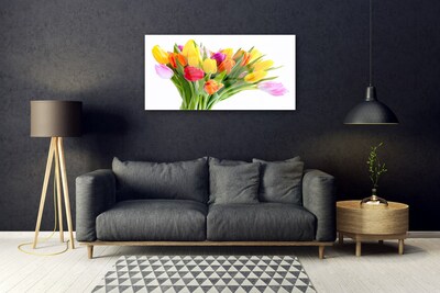 Glasbild aus Plexiglas® Tulpen Pflanzen