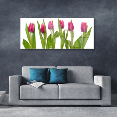 Glasbild aus Plexiglas® Tulpen Pflanzen