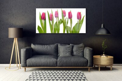 Glasbild aus Plexiglas® Tulpen Pflanzen