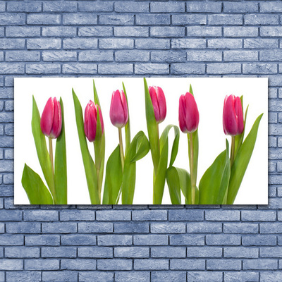 Glasbild aus Plexiglas® Tulpen Pflanzen