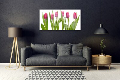 Glasbild aus Plexiglas® Tulpen Pflanzen