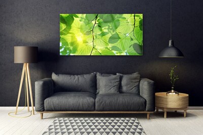 Glasbild aus Plexiglas® Blätter Pflanzen