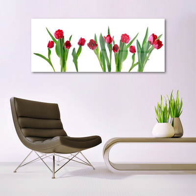 Glasbild aus Plexiglas® Tulpen Pflanzen