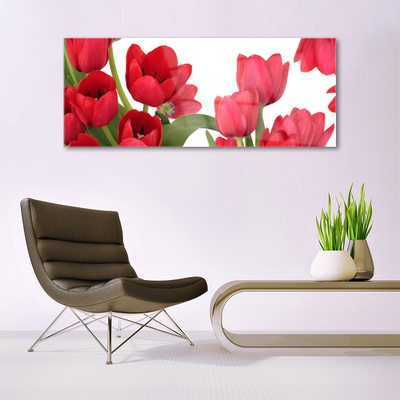 Glasbild aus Plexiglas® Tulpen Pflanzen