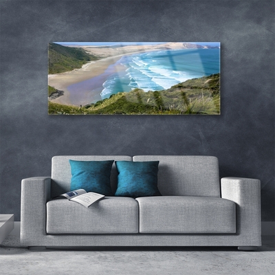 Glasbild aus Plexiglas® Strand Meer Landschaft