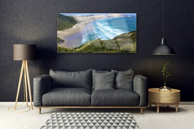 Glasbild aus Plexiglas® Strand Meer Landschaft