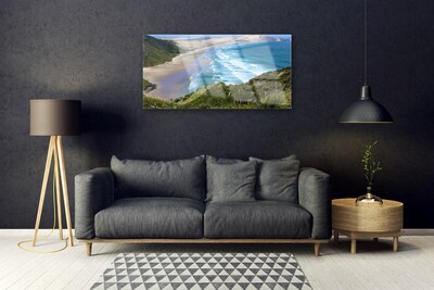 Glasbild aus Plexiglas® Strand Meer Landschaft