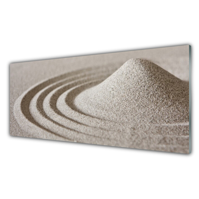 Glasbild aus Plexiglas® Sand Kunst
