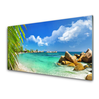 Glasbild aus Plexiglas® Meer Landschaft