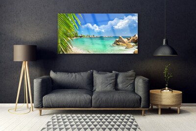 Glasbild aus Plexiglas® Meer Landschaft