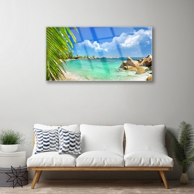 Glasbild aus Plexiglas® Meer Landschaft