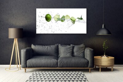 Glasbild aus Plexiglas® Limetten Wasser Küche