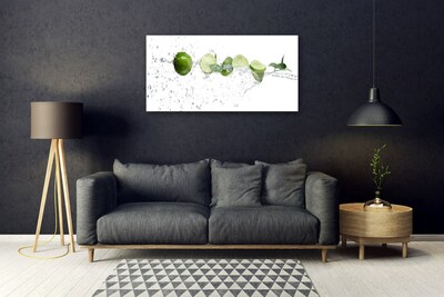 Glasbild aus Plexiglas® Limetten Wasser Küche