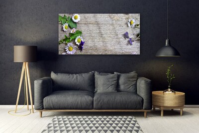 Glasbild aus Plexiglas® Gänseblümchen Pflanzen