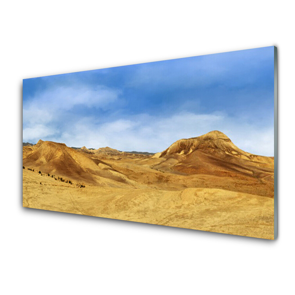 Glasbild aus Plexiglas® Wüste Landschaft