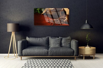 Glasbild aus Plexiglas® Kaffeebohnen Küche