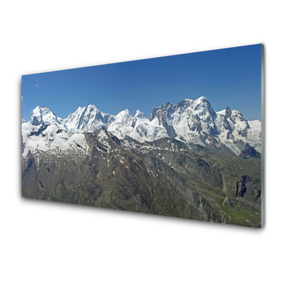 Glasbild aus Plexiglas® Gebirge Landschaft