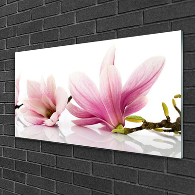 Glasbild aus Plexiglas® Blumen Pflanzen