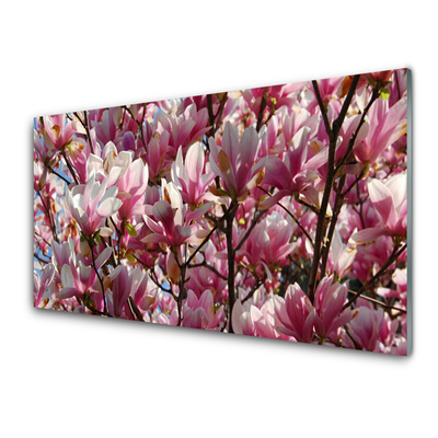 Glasbild aus Plexiglas® Zweige Blumen Pflanzen