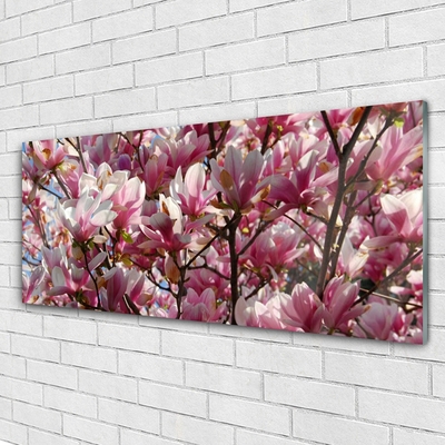 Glasbild aus Plexiglas® Zweige Blumen Pflanzen