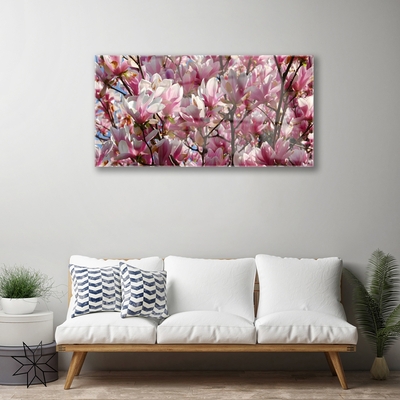 Glasbild aus Plexiglas® Zweige Blumen Pflanzen