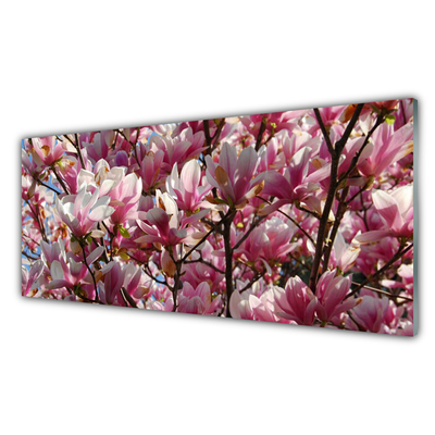 Glasbild aus Plexiglas® Zweige Blumen Pflanzen