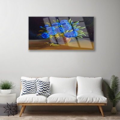 Glasbild aus Plexiglas® Blumen Pflanzen