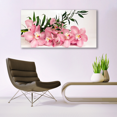 Glasbild aus Plexiglas® Blumen Blätter Pflanzen