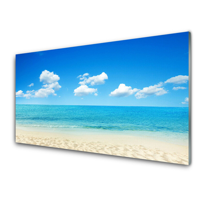 Glasbild aus Plexiglas® Strand Meer Landschaft