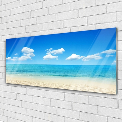 Glasbild aus Plexiglas® Strand Meer Landschaft