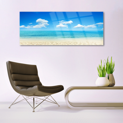 Glasbild aus Plexiglas® Strand Meer Landschaft