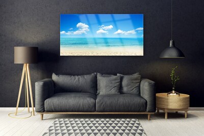 Glasbild aus Plexiglas® Strand Meer Landschaft