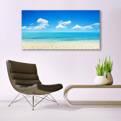 Glasbild aus Plexiglas® Strand Meer Landschaft