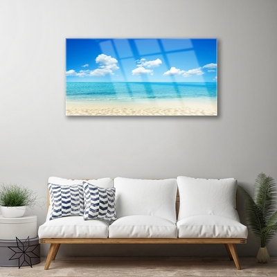 Glasbild aus Plexiglas® Strand Meer Landschaft