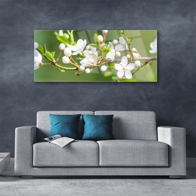 Glasbild aus Plexiglas® Zweige Blumen Pflanzen