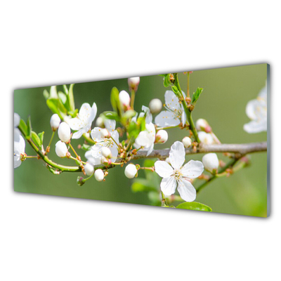 Glasbild aus Plexiglas® Zweige Blumen Pflanzen