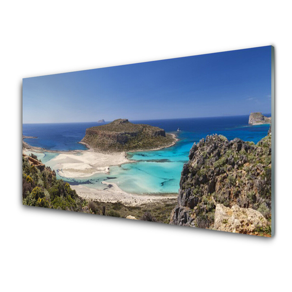 Glasbild aus Plexiglas® Strand Meer Landschaft