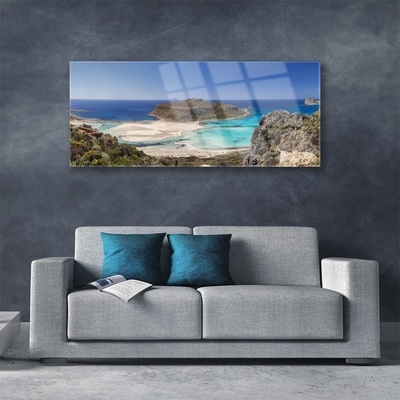 Glasbild aus Plexiglas® Strand Meer Landschaft