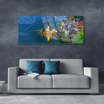Glasbild aus Plexiglas® Stadt Meer Landschaft