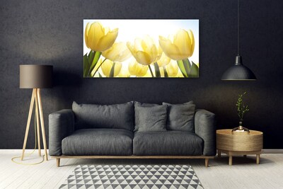 Glasbild aus Plexiglas® Tulpen Pflanzen