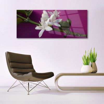 Glasbild aus Plexiglas® Blumen Stengel Pflanzen