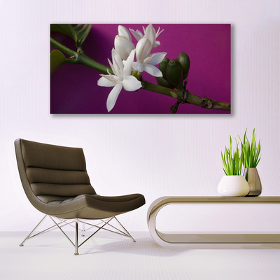 Glasbild aus Plexiglas® Blumen Stengel Pflanzen